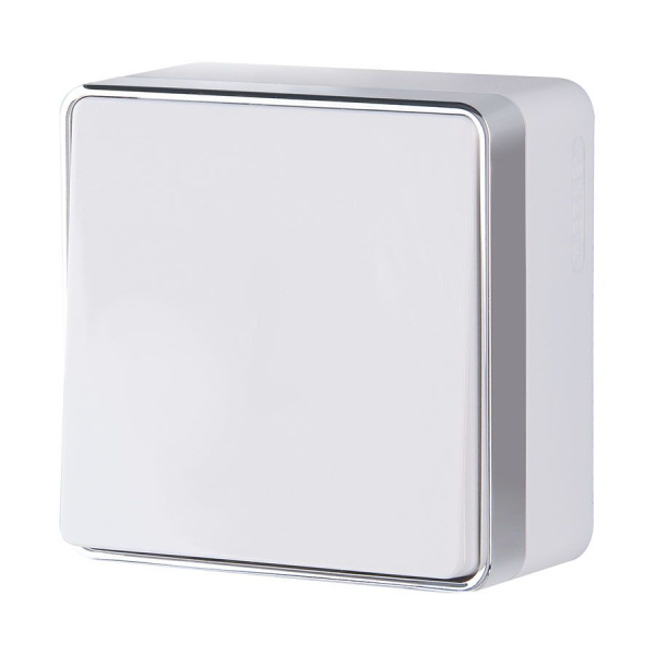 Выключатель одноклавишный (белый) Gallant ОУ IP20 Werkel