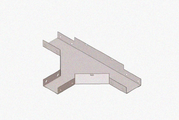 Лоток тройниковый замковый глухой ОТЗГ 250х100 УХЛ1, горячее цинкование, S1,5