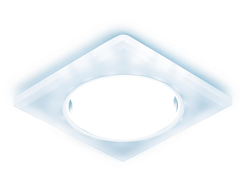 Встраиваемый точечный светильник со светодиодной лентой G215 WH/CH/CLD хром/матовый GX53+3W(LED COLD) Ambrella Light