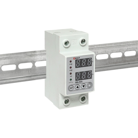 Реле напряжения и тока с дисп, RVb 40A EKF