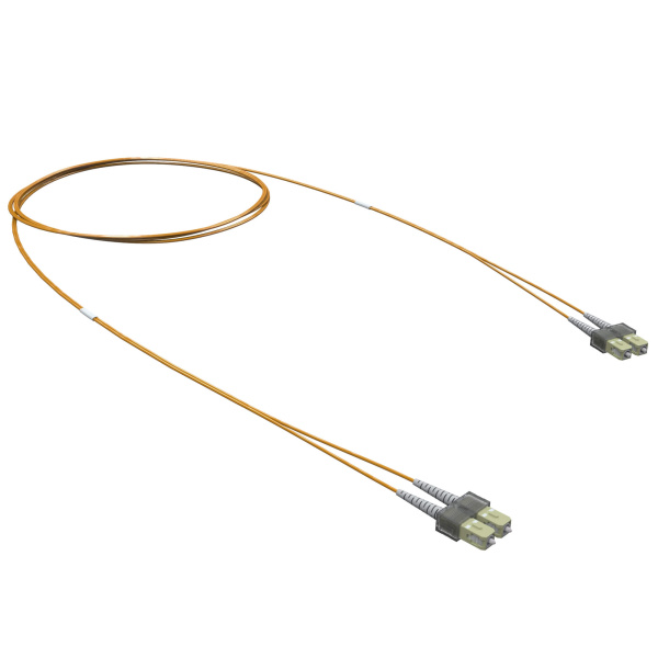 Оптический коммутационный шнур Duplex SC-UPC/SC-UPC, 50/125 OM2, 10 м DKC