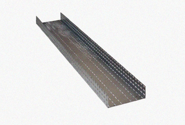 Лоток перфорированный ЛМ 300х80х2000 УТ1,5, горячее цинкование S1,5