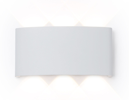 Светильник светодиодный уличный настенный архитектурный ST4455/6 WH белый IP65 LED 4200K 6W 158*80*40 Ambrella Light