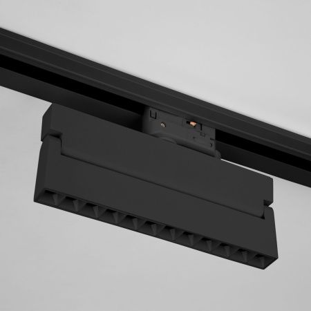 Трековый светильник для трехфазного шинопровода черный Garda (85025/01) Elektrostandard