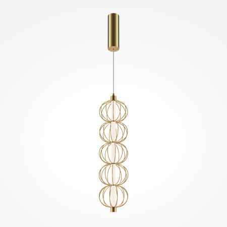 Подвесной светильник LED 17Вт Золото IP20 Golden Cage MOD216PL-L10G3K Maytoni