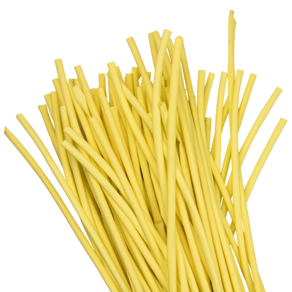 Термоусаживаемая трубка ТУТ нг 4/2 желтая в отрезках по 1м PROxima EKF