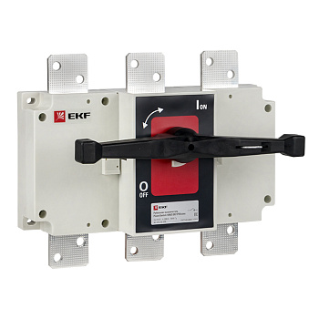 Рубильник-выключатель 1000A 3П c рукояткой управления для прямой установки PowerSwitch PROxima EKF