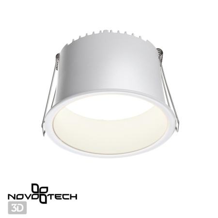 Св-к встр.св/д IP20 LED 4000К 12W 220V TRAN белый NOVOTECH