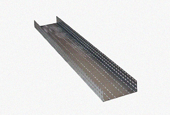 Лоток перфорированный ЛМ 400х65х2000 У3, окрашенный, S1,5