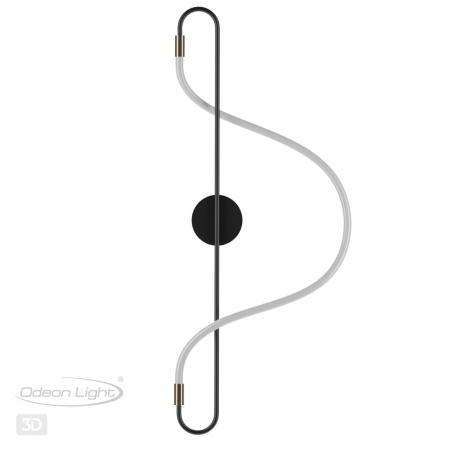 Настенный св-к IP20 LED 19W 1140Лм 4000K KEYS черный/античная бронза ODEON LIGHT