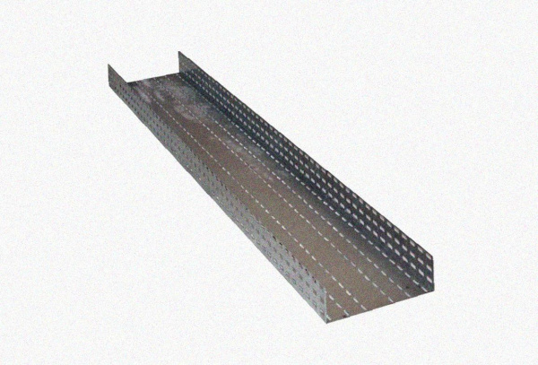 Лоток перфорированный ЛМ 400х65х2000 У3, окрашенный, S1,5