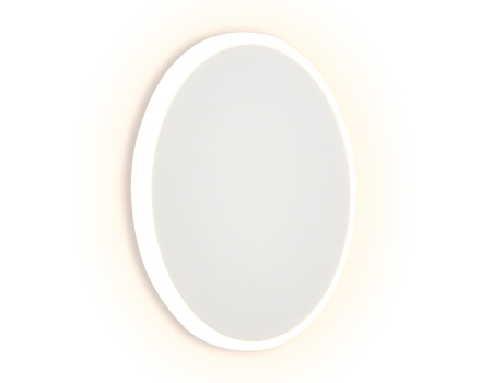 Настенный светодиодный светильник FW104 WH/S белый/песок LED 3000K 12W D180*40 Ambrella Light