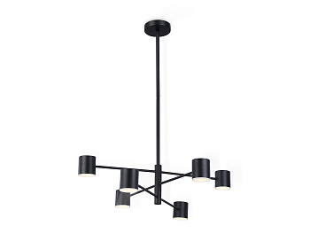 Светильник светодиодный подвесной FL51712/6 BK черный 3000K/4200K/6400K 29W D700*800 (Без ПДУ) Ambrella Light