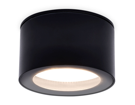 Светильник накладной TN6523 SBK черный песок IP44 GX53 D85*50 Ambrella Light