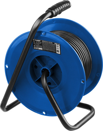 Силовой удлинитель на катушке ПВС 3х1.5 30м 3500Вт IP44, ПВС 315 ЗУБР