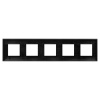 Рамка "Avanti", "Черный матовый", 5 постов (10 мод.) DKC