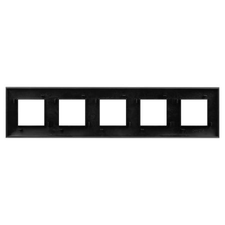 Рамка "Avanti", "Черный матовый", 5 постов (10 мод.) DKC