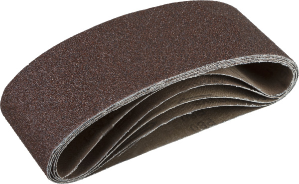 75х457 мм, P80, лента шлифовальная СТАНДАРТ, для ЛШМ, 5 шт. ЗУБР