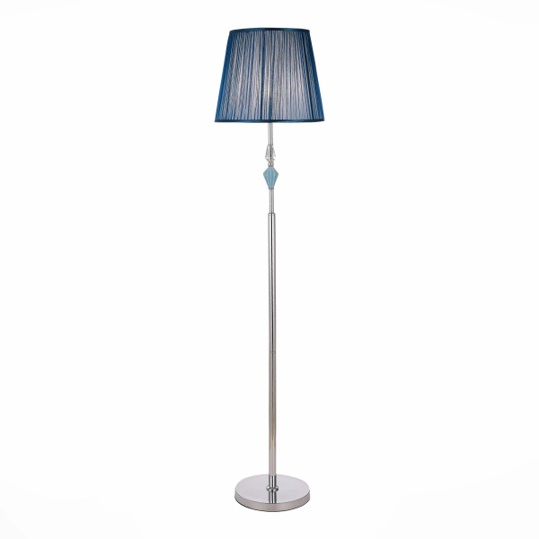 Торшер Хром/Голубой E27 1*60Вт SLE1116-105-01 EVOLUCE