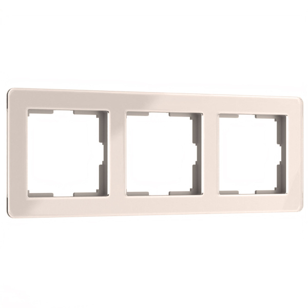 Acrylic Рамка на 3 поста айвори Werkel