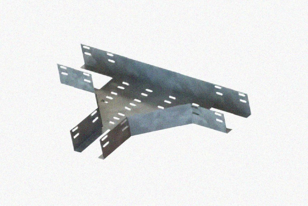 Лоток тройниковый перфорированный ОТ 100х80 УТ1,5, горячее цинкование, S1,5