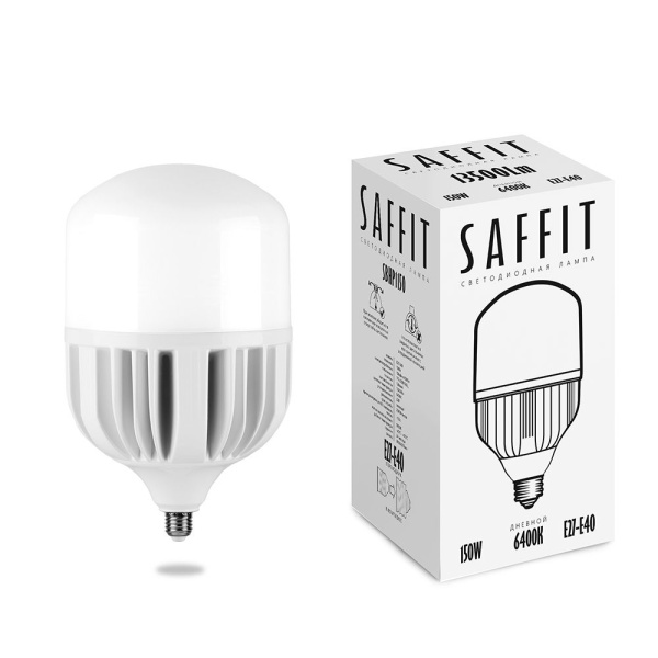 Лампа светодиодная SAFFIT SBHP1150 E27-E40 150W 6400K Лампа светодиодная SAFFIT SBHP1150 E27-E40 150W 6400K