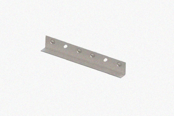 Соединитель лотковый замковый СЛЗх100, оцинкованный лист+порошковая краска(RAL7035), S1,5