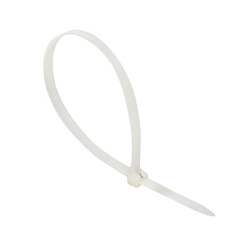 Хомут нейлоновый со стальным зубом (б), 8x300 (100шт) PROxima EKF