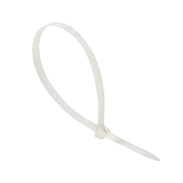 Хомут нейлоновый со стальным зубом (б), 8x300 (100шт) PROxima EKF