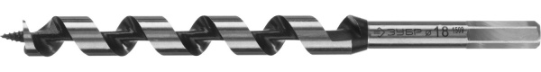 18x235/160мм, сверло левиса по дереву, шестигранный хвостовик (B) ЗУБР