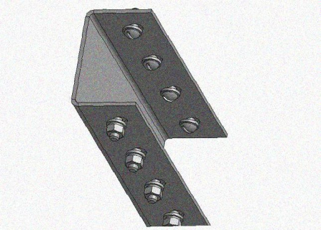 Соединитель стоек СС, без покрытия, S2,5