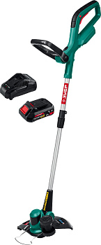 18В аккумуляторный триммер, 1 АКБ (2Ач) ТА-185-21 ЗУБР