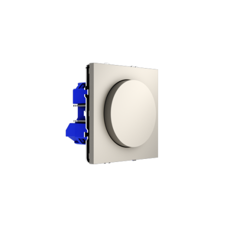 Светорегулятор встраиваемый Voltum S70 поворотно-нажимной 600 Вт, (кашемир)