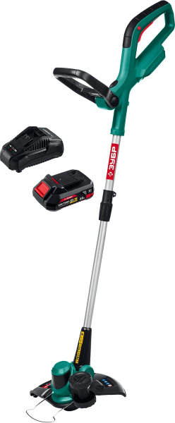 18В аккумуляторный триммер, 1 АКБ (2Ач) ТА-185-21 ЗУБР