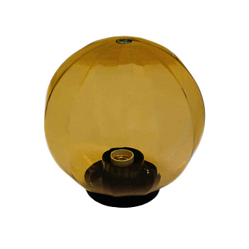 НТУ 11-60-253 Уличный светильник-шар с основанием, 250мм, рассеиватель ПММА, грани золотистый APEYRON