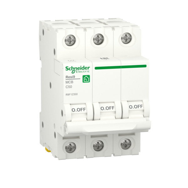 Выключатель автоматический ВА 3П 50А С 6кА RESI9 Schneider Electric