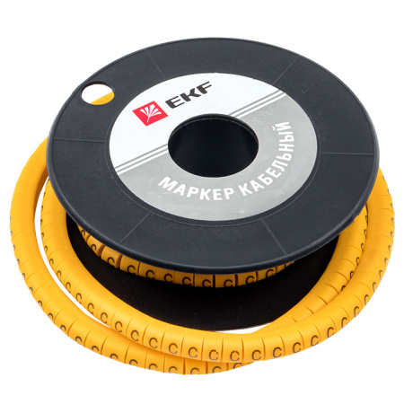 Маркер кабельный 6,0 мм2 "C" (350 шт) (ЕС-3) PROxima EKF
