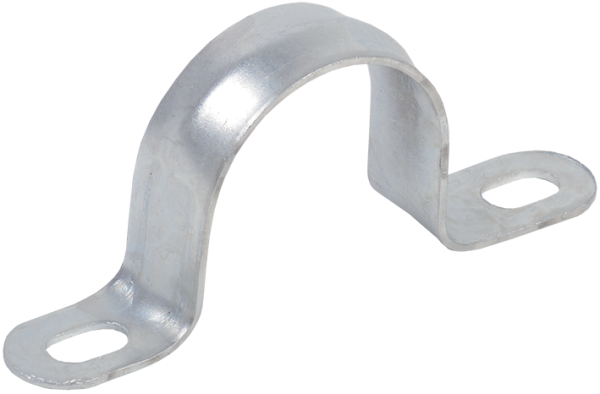 Скоба металлическая двухлапковая d12-13мм (10шт/упак) IEK