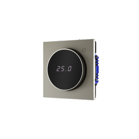 Терморегулятор электронный Voltum S70 с индикацией и датчиком, для теплого пола, (шелк)