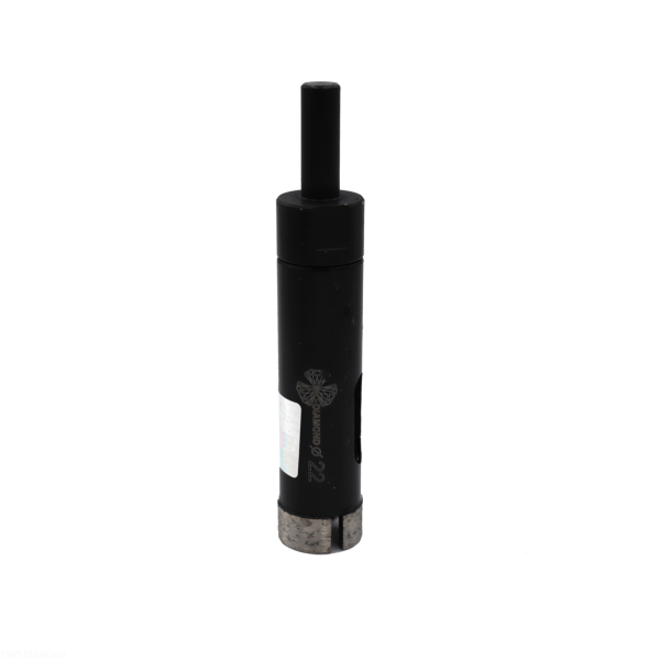 Коронка алмазная по керамограниту 22 мм Серебряная пайка GCB771 Trio-Diamond