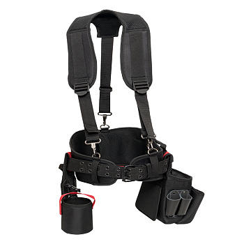 Пояс монтажника с 3 сумками и разгрузочными ремнями С-15 Professional EKF
