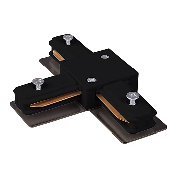 Коннектор Т-образный для однофазного шинопровода черный IP20 (a039510) Elektrostandard