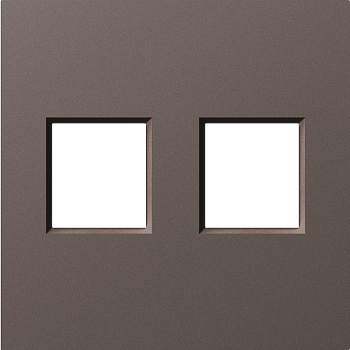 Donel A07 мокко накладка 2-я для розеток RJ45,TV,SAT, серия DB