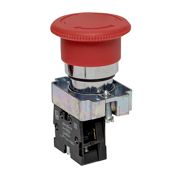 Кнопка BS542 поворотная красная грибок NC PROxima EKF