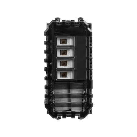 Диммер кнопочный модульный для LED ламп, "Avanti", "Черный матовый", 1 модуль DKC