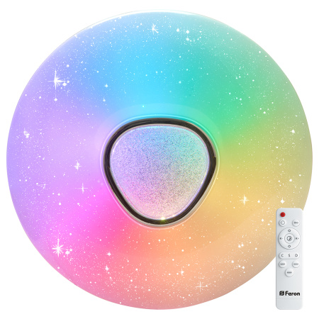 Св/д управляемый св-к накл.Feron AL5777 RAINBOW тарелка 60W RGB + CCT 3000К-6000K