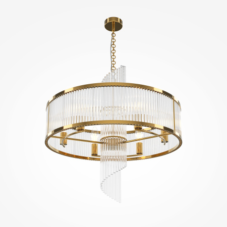 Подвесной светильник 6*E14 60Вт Золото IP20 Frame MOD174PL-06G Maytoni