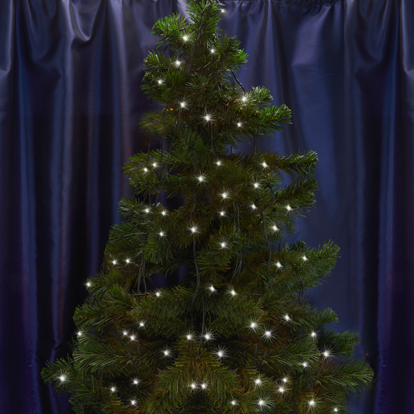 Светодиодная гирлянда Feron CL90 7 веток (2м) + 1.5м 230V 5000K, c питанием от сети, зеленый шнур Светодиодная гирлянда Feron CL90 7 веток (2м) + 1.5м 230V 5000K, c питанием от сети, зеленый шнур