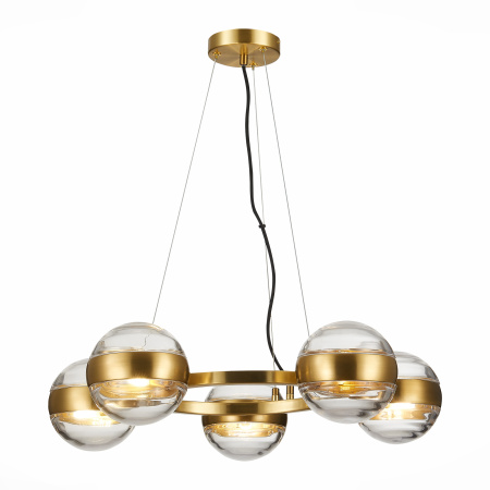 Светильник подвесной Латунь/Прозрачный G9 5*5Вт SL1156.303.05 ST LUCE