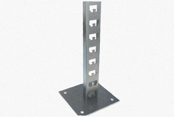 Стойка кабельная напольная одинарная К1171х1800 УТ1,5 горячее цинкование, L1800